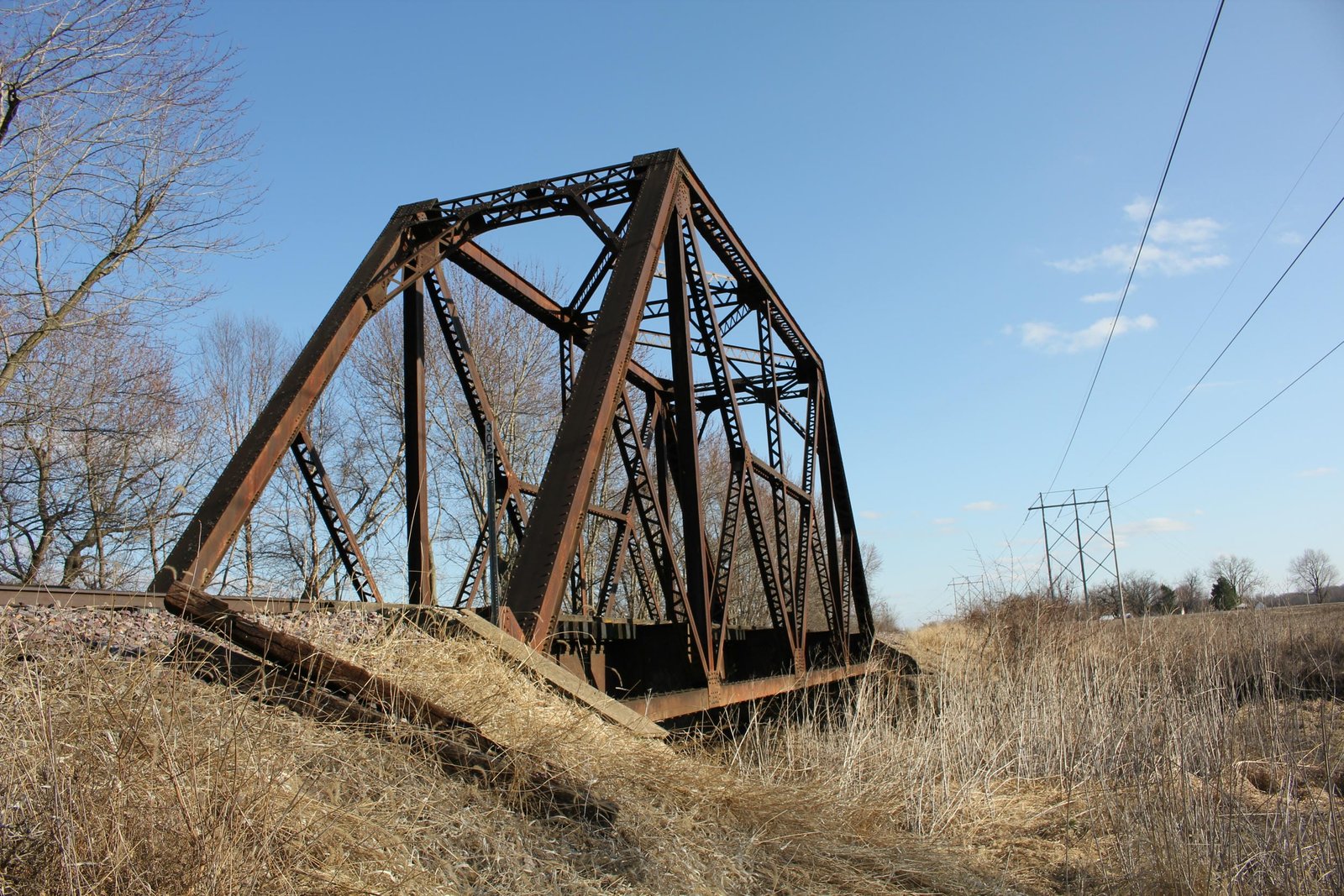 Looking south